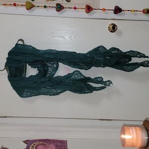 Teal scarf